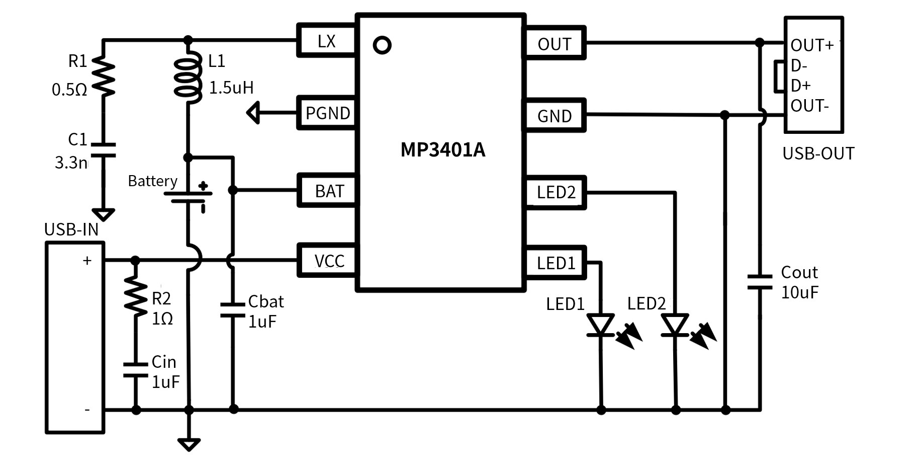 Load Cell Sensor Application Circuit Of Bq24250
